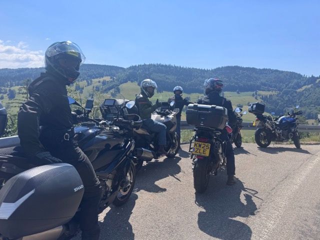 Riders on tour